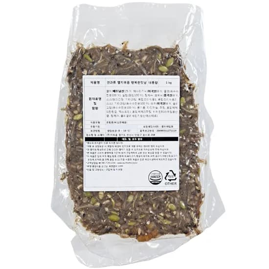 아워홈 견과류 멸치볶음 1kg 1개