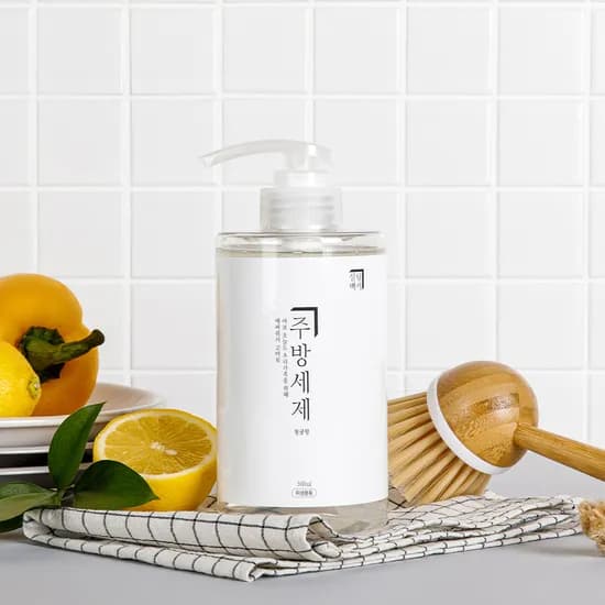 살림백서 천연 유래 주방세제 청귤향 500ml 4개입