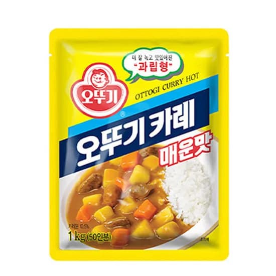 오뚜기 카레 매운맛 1kg 1개