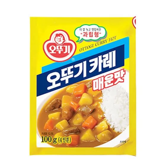 오뚜기 카레 매운맛 100g 3개