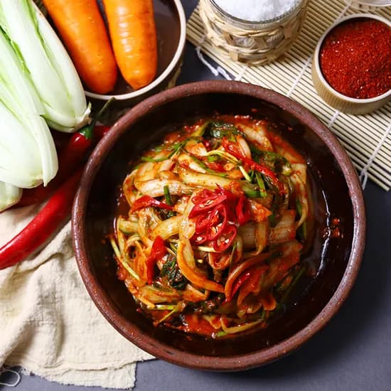 이씨네 전라도 얼갈이 김치, 3kg, 1개