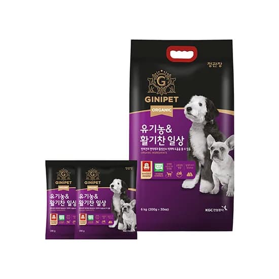 정관장 지니펫 유기농 활기찬 일상, 가수분해 닭, 6kg, 1개
