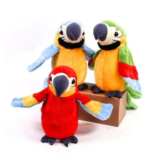 MAME 따라쟁이 말따라하는 앵무새 인형 레드 21x10cm 1개