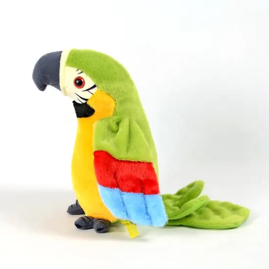 MAME 따라쟁이 말따라하는 앵무새 인형 그린 21x10cm 1개