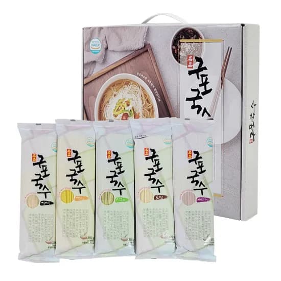 구포국수 3P 선물세트 3색국수 소면 3개