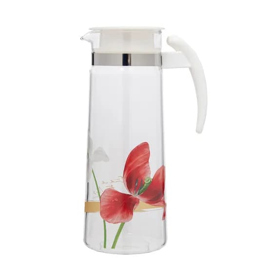 시맥스 내열유리 물병, 피오니아, 1400ml, 1개