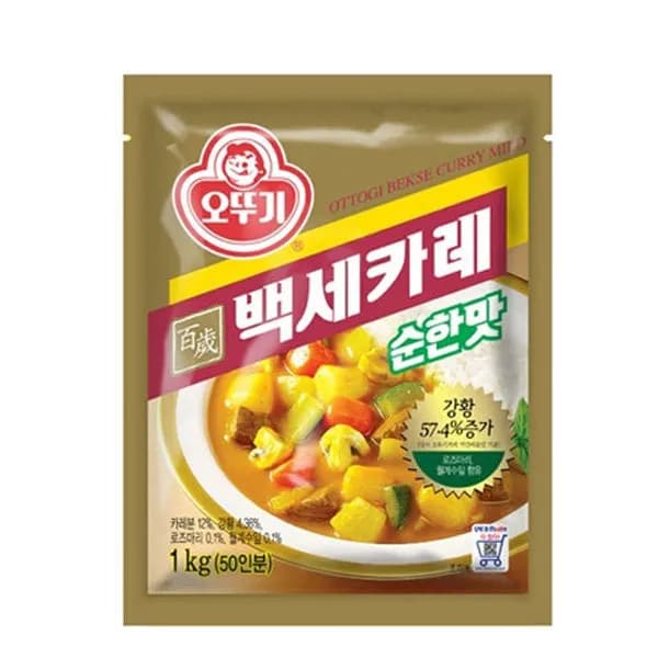오뚜기 백세카레 순한맛 1kg 1개 14,490원