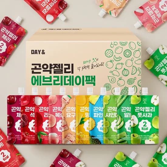 데이앤 곤약젤리 에브리데이팩 10종 150g 30팩 1박스