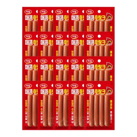 하림 매콤 후랑크 70g 20개
