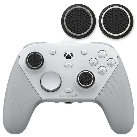 GameSir G7 Pro 호환 블랙 라인 엠보 실리콘 스틱 캡 4P SET 블랙그레이 2P 블랙화이트 2P 1개