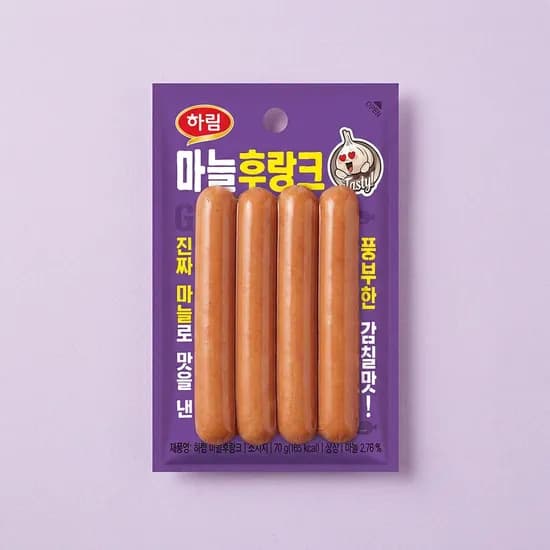 하림 마늘 후랑크 70g 10개