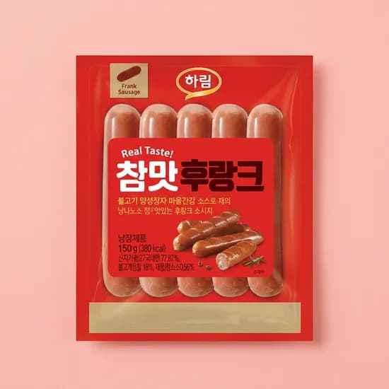 하림 참맛 후랑크 150g 10개
