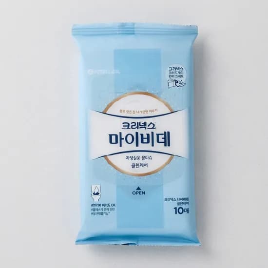 크리넥스 마이비데 휴대용 물티슈 10매입 4개 6,200원