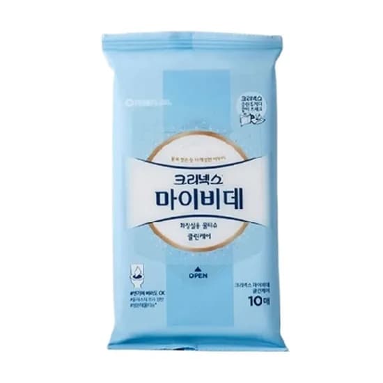 크리넥스 마이비데 휴대용 물티슈 10매입 12개
