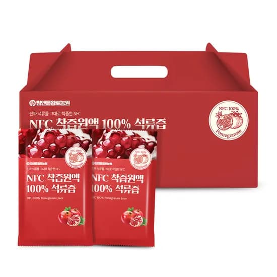 참앤들황토농원 NFC착즙원액100% 석류즙 70ml 30개