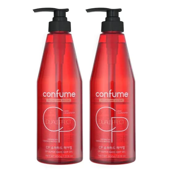 과일나라 컨퓸 CP 슈퍼하드 헤어젤 600ml 2개