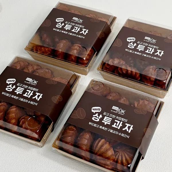 BANJUK 커피맛 상투과자 200g 3개