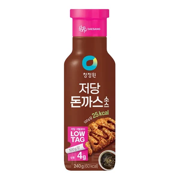청정원 저당 돈까스소스 240g 1개 6,480원