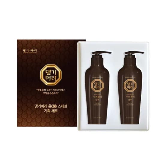 댕기머리 윤 플러스 샴푸 선물세트, 한빛3호, 300ml 2개, 1개