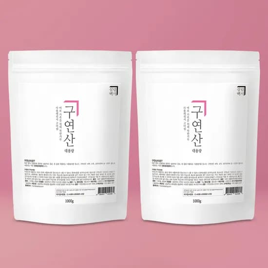 살림백서 구연산 1000g 2개