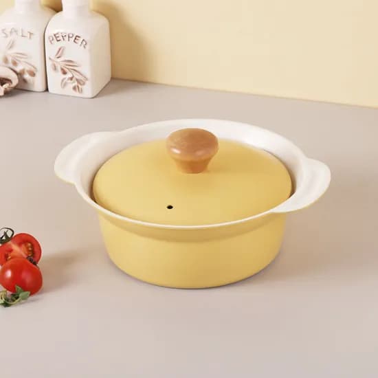 키친플라워 쿠킨 꼬꼬 경량 뚝배기 인덕션 냄비, 단일색상, 16cm, 1개
