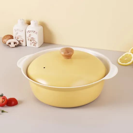 키친플라워 쿠킨 꼬꼬 경량 뚝배기 인덕션 냄비, 단일색상, 24cm, 1개
