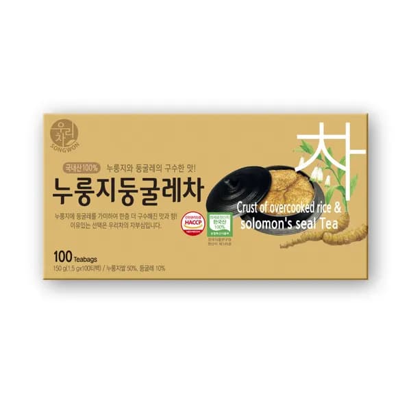 송원 누룽지둥굴레차 1.5g 100개입