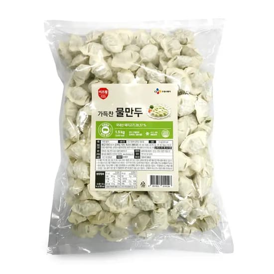 이츠웰 가득찬 물만두 1.5kg 1개