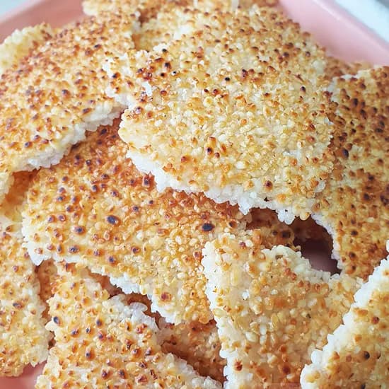 우리 쌀로 만든 끓여먹는 구수한 누룽지, 1kg, 2개