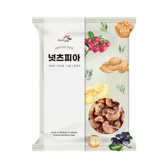 넛츠피아 구운 통 캐슈넛 1kg 1개