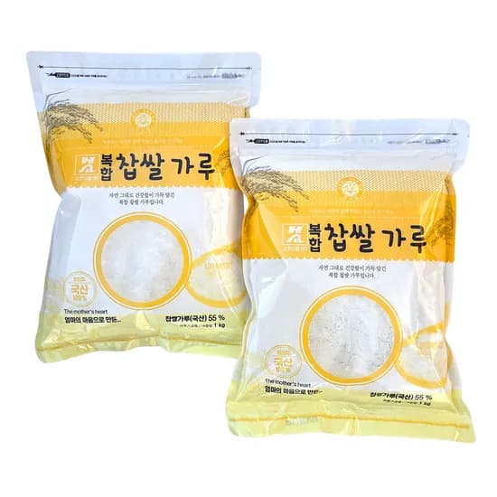 새마원 소연 건식 복합 찹쌀가루 1kg 2개