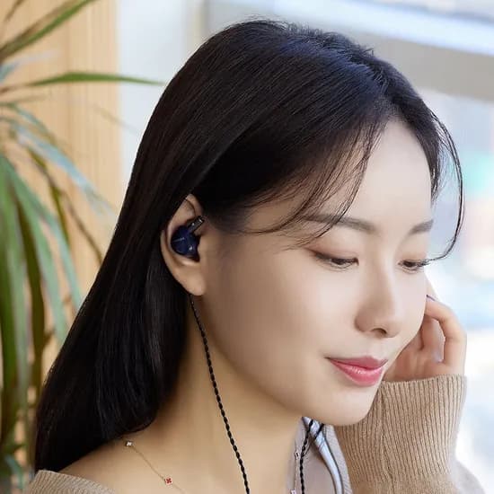 필립스 TAE7009 인이어 모니터링 유선이어폰 블루 1개