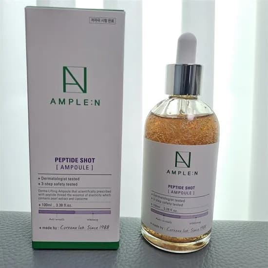 앰플엔 펩타이드샷 녹는실 탄력 리프팅 앰플 100ml 1개