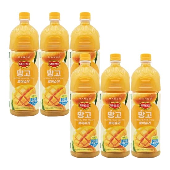 델몬트 망고 로어슈거 1.5L 6개