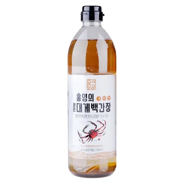 홍영의 붉은대게 백간장 980ml 1개 17,500원