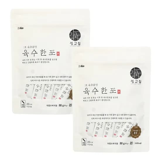 강고집 육수한포, 80g, 2봉