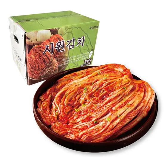 시원밥상 배추김치 10kg 1박스