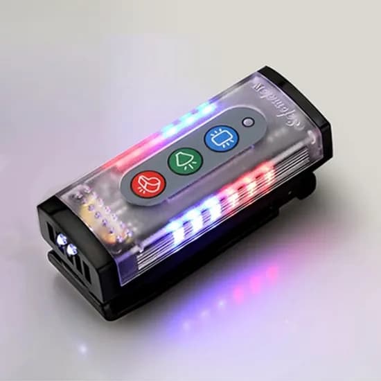 세이프메이트 충전식 어깨경광등 전자호루라기 M-Type 1개