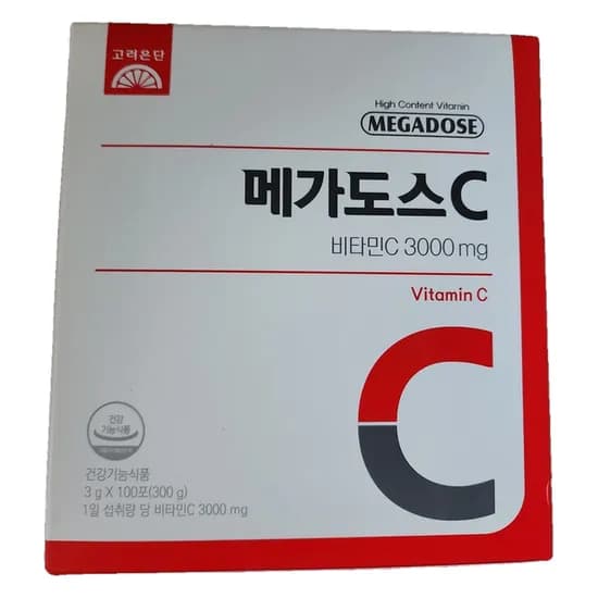 고려은단 메가도스C 비타민C 3000mg 100포 1개