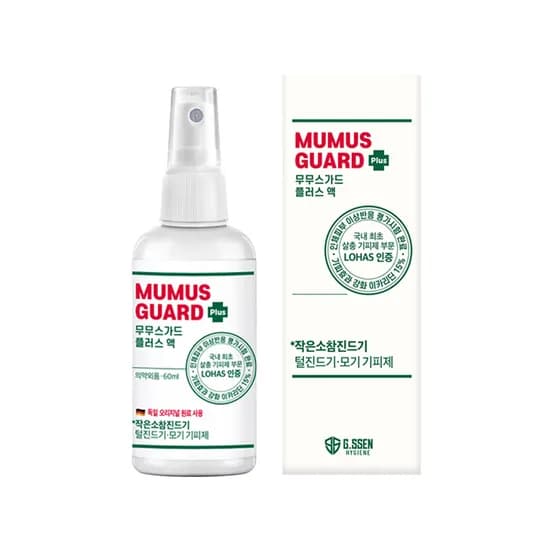 무무스가드 플러스 모기기피 퇴치제 60ml 1개