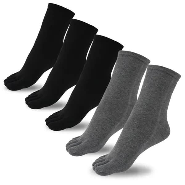 제이케이 남성 순면 발가락양말 회색 장목 5켤레 11,500원