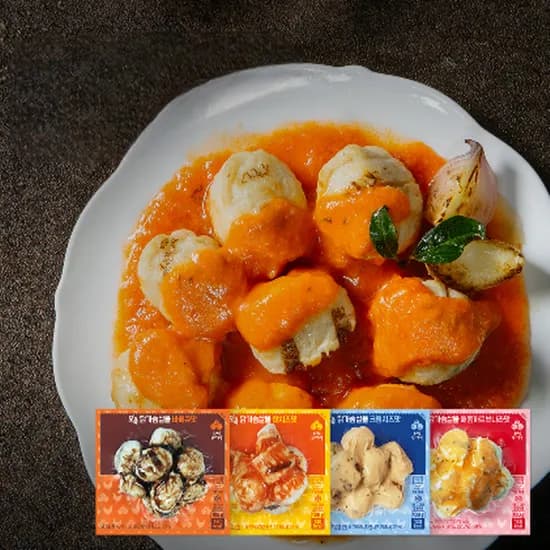 오쿡 소스 닭가슴살볼, 매콤까르보나라맛 100g 4개 + 크림치즈맛 100g 4개 + 핫치즈맛 100g 4개 + 바베큐맛 100g 4개, 16개입