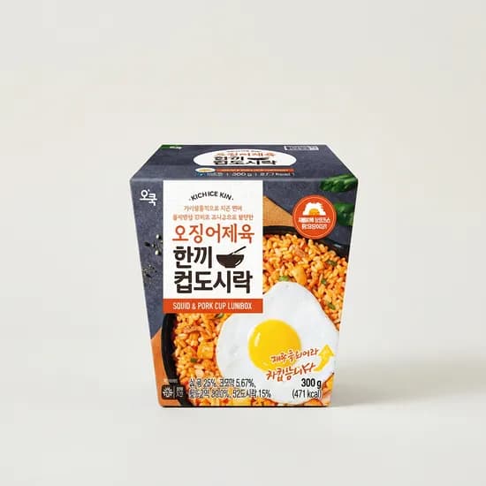 오쿡 한끼 컵도시락 고기 6종 300g 6개