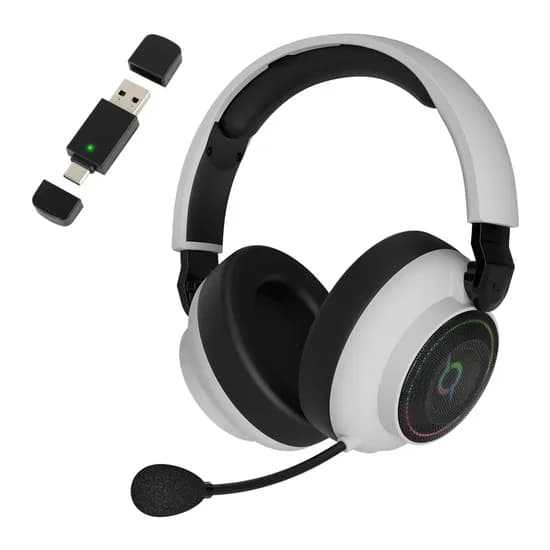 콕스 무선 3MODE 게이밍 헤드셋, WCH150, 화이트, 1개
