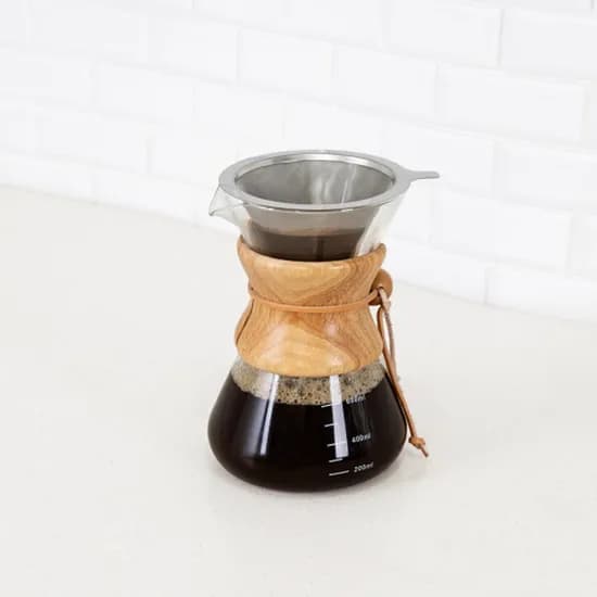 올비아 우드 핸들 커피 드리퍼 세트 800ml 1개
