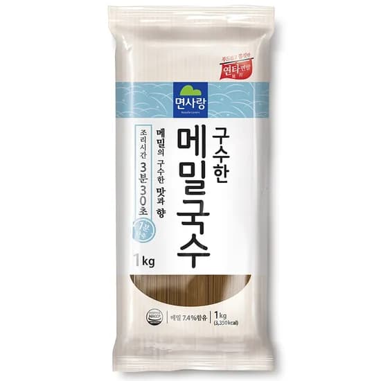 면사랑 구수한 메밀국수 1kg 1개