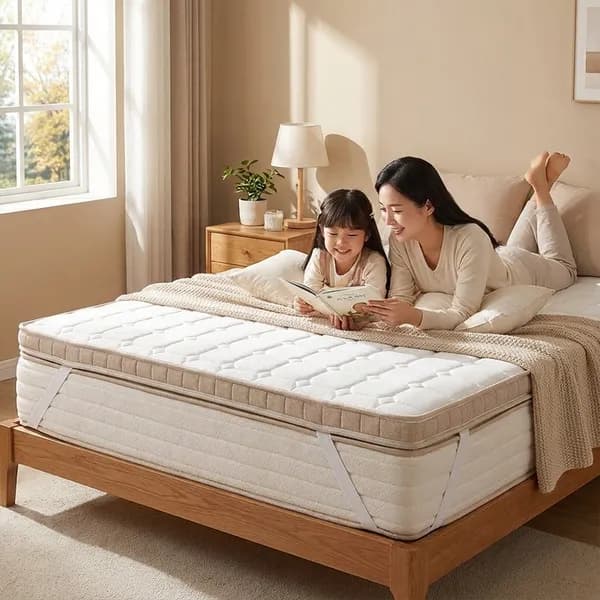 올인홈 3009 5세대 마이크로 포켓스프링 침대 매트리스 토퍼 퀸 샌드 베이지 7cm 1개
