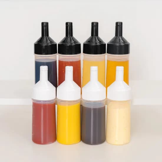 인블룸 스퀴즈 오일 드레싱 소스통, 블랙, 250ml, 2개입