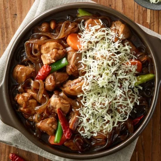 애슐리 눈꽃치즈 순살 안동식 찜닭, 2인분, 772g, 1개