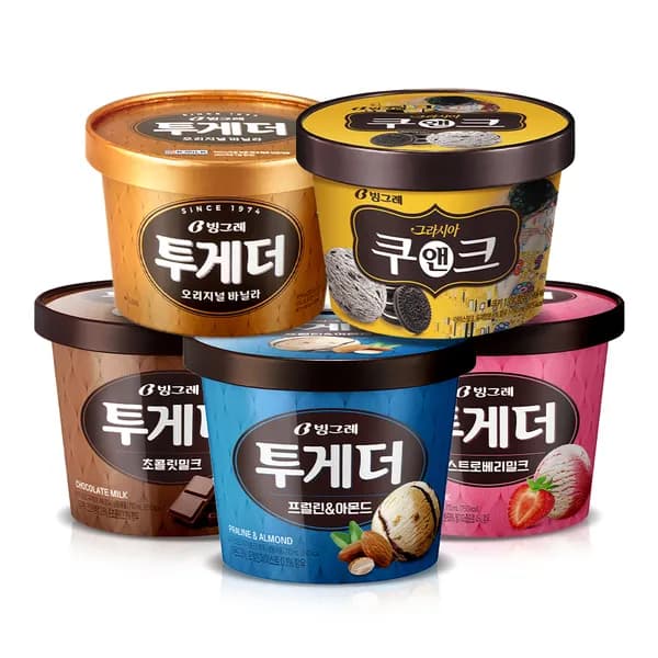 빙그레 투게더 혼합 5종 세트 27,000원